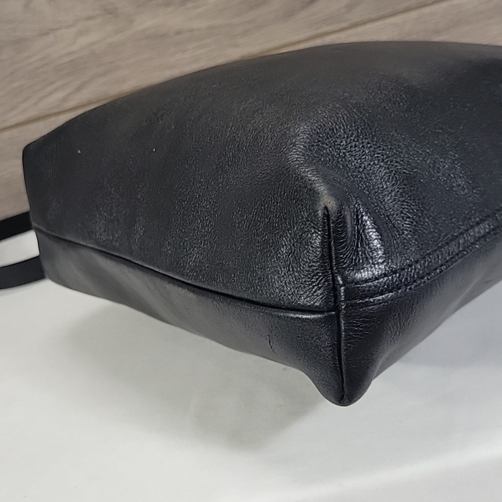 Madewell Small Black Leather Tote Crossbody Bag - Picture 7 of 13